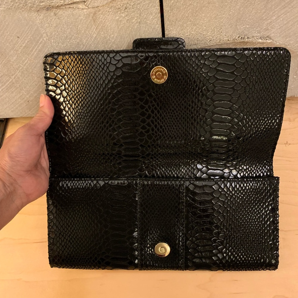 Michael Kors Black Python Print Wallet - image 3